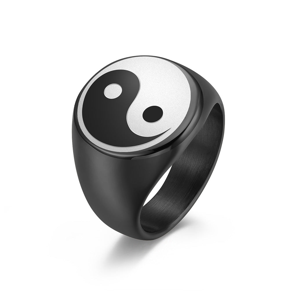 Tai Chi Signet Ring GiftBB.com