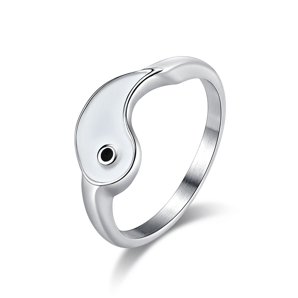 Tai Chi Yin Yang Couple Ring GiftBB.com