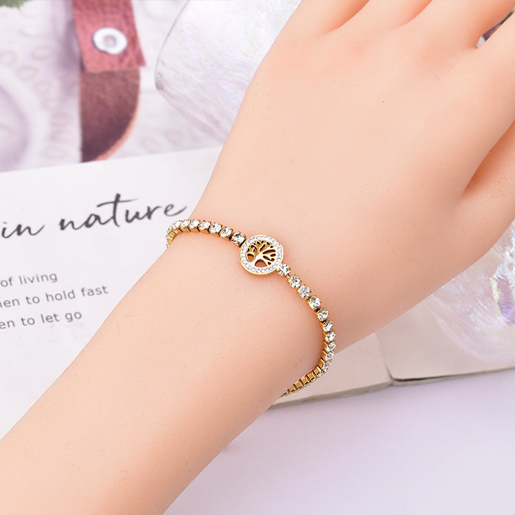 Tree of Life Diamond Bracelet GiftBB.com