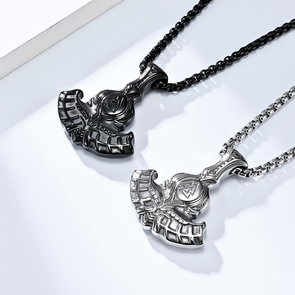Viking Odin Axe Necklace GiftBB.com