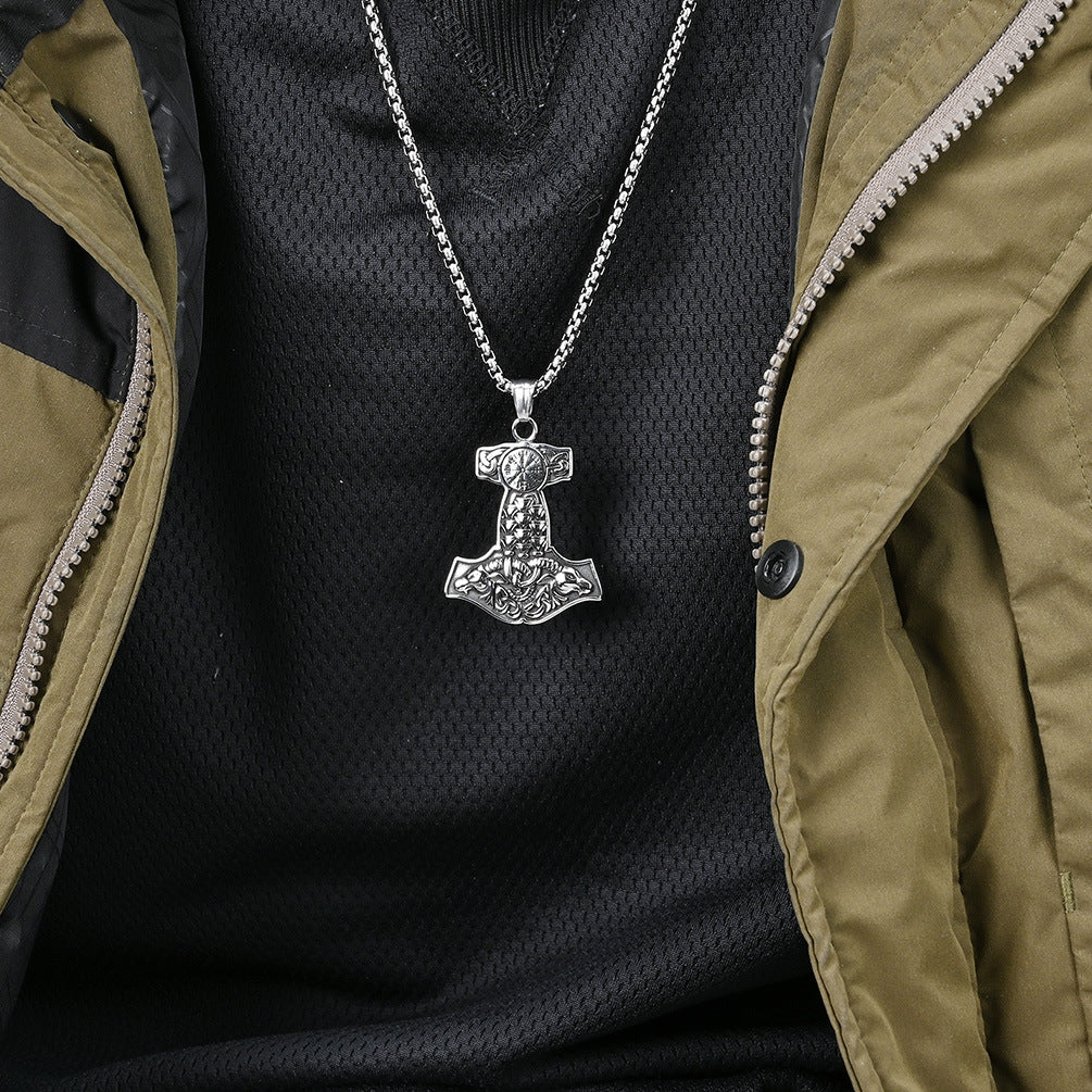Viking Thor's Hammer Necklace GiftBB.com