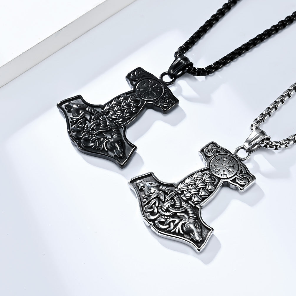 Viking Thor's Hammer Necklace GiftBB.com