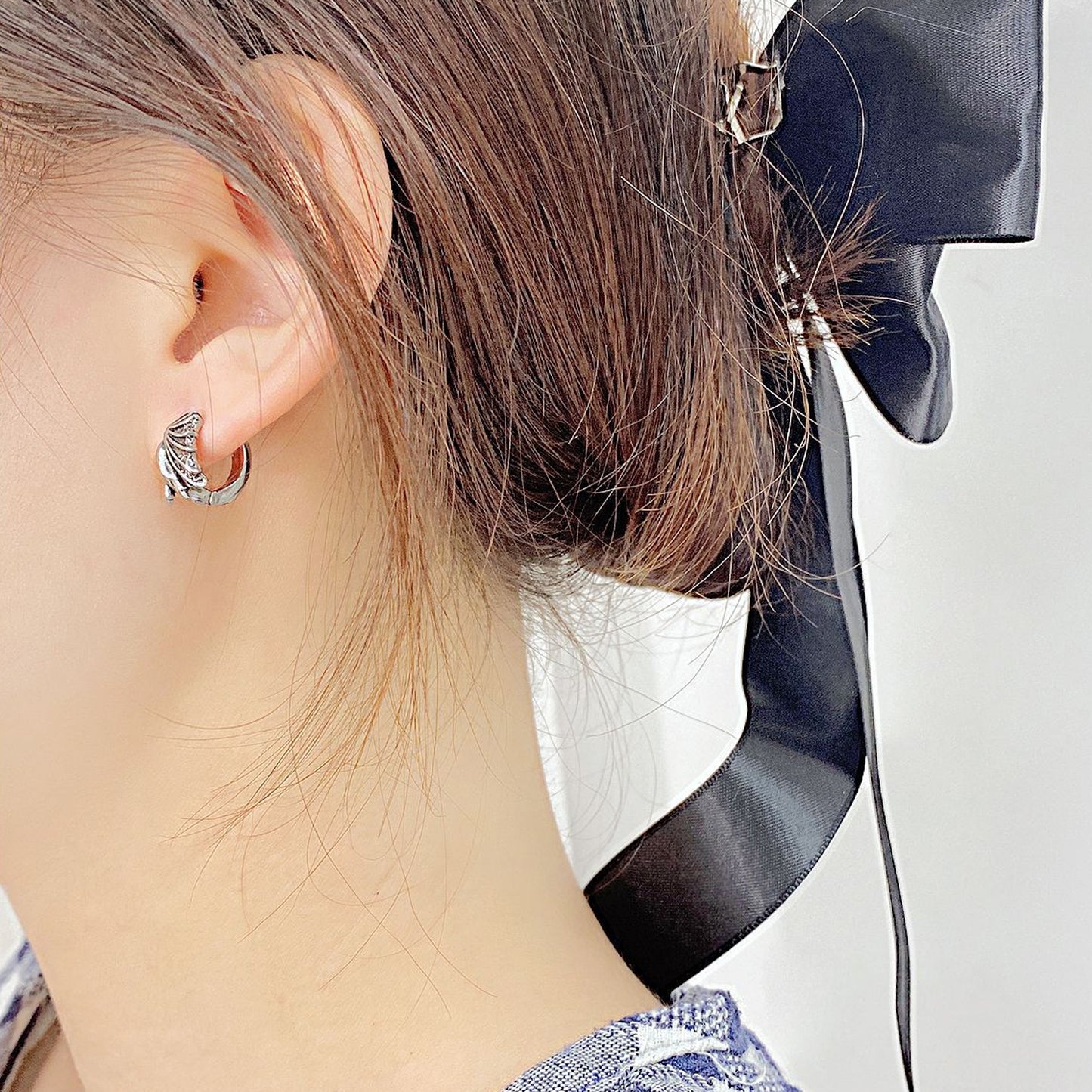 Vintage Angel Wings Earrings GiftBB.com