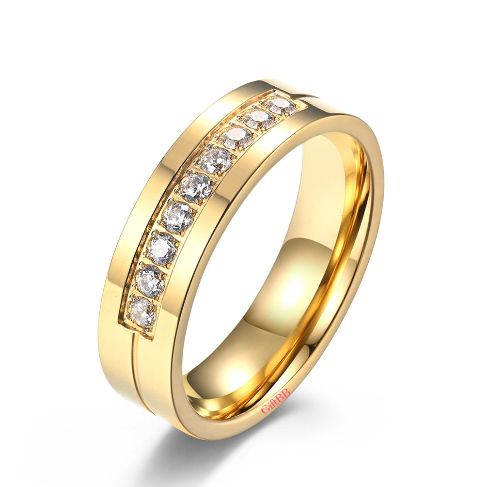 Women's Simple Diamond Ring - GiftBB.com