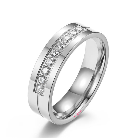 Women's Simple Diamond Ring - GiftBB.com