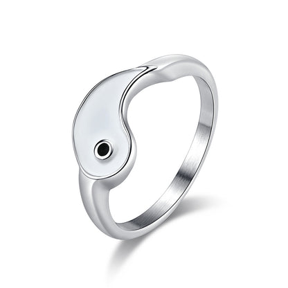 Tai Chi Yin Yang Couple Ring