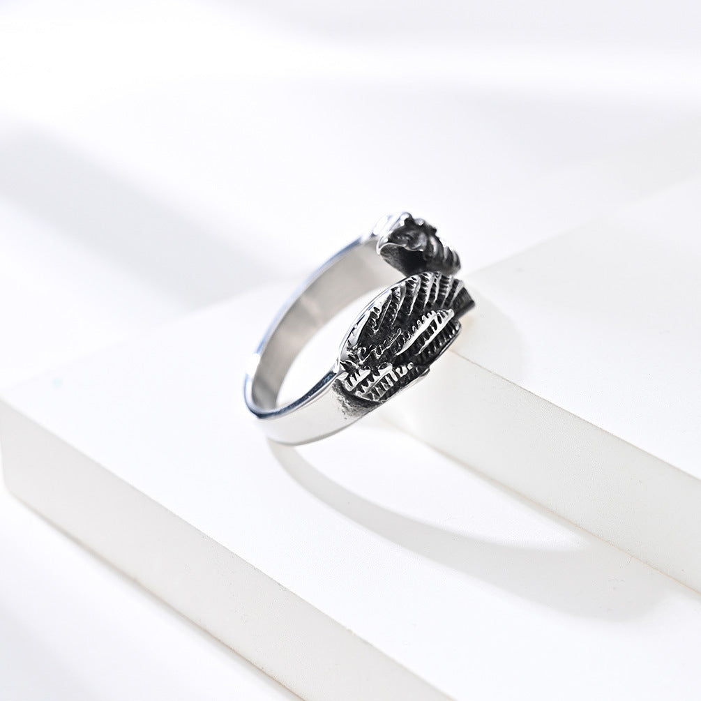 Guardian Angel Wings Ring