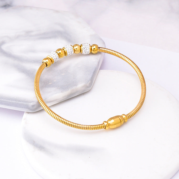 18k Gold Plated Geometric Bracelet_1 GiftBB.com