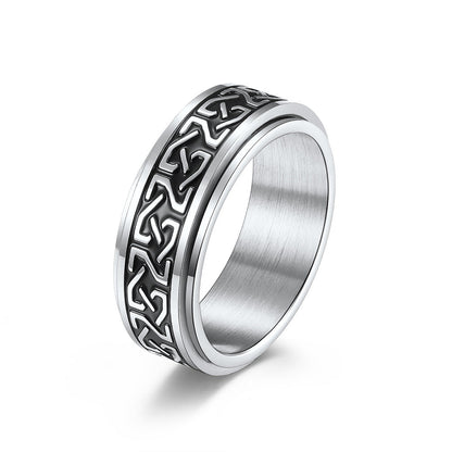 Celtic Knot Spinner Wedding Ring