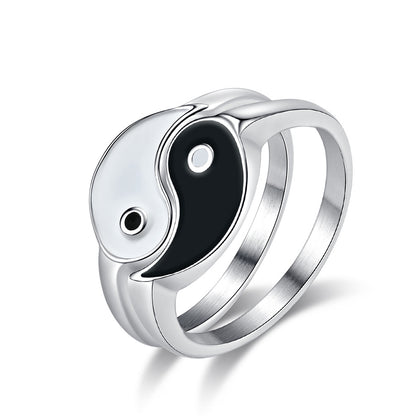 Tai Chi Yin Yang Couple Ring