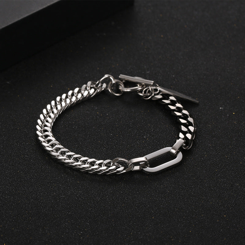 Simple Titanium Steel Bracelet