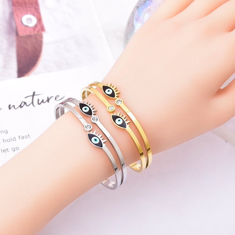 Evil Eye Diamond Bracelet