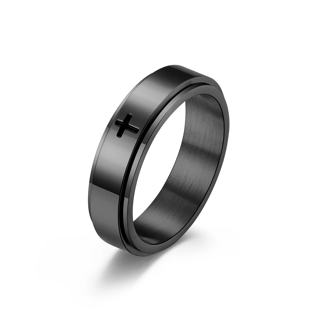 Rotatable Cross Spinner Ring