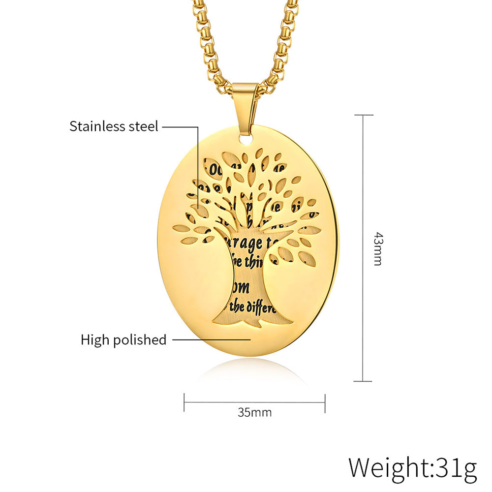 Tree of Life Prayer Pendant