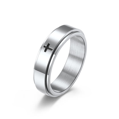 Rotatable Cross Spinner Ring