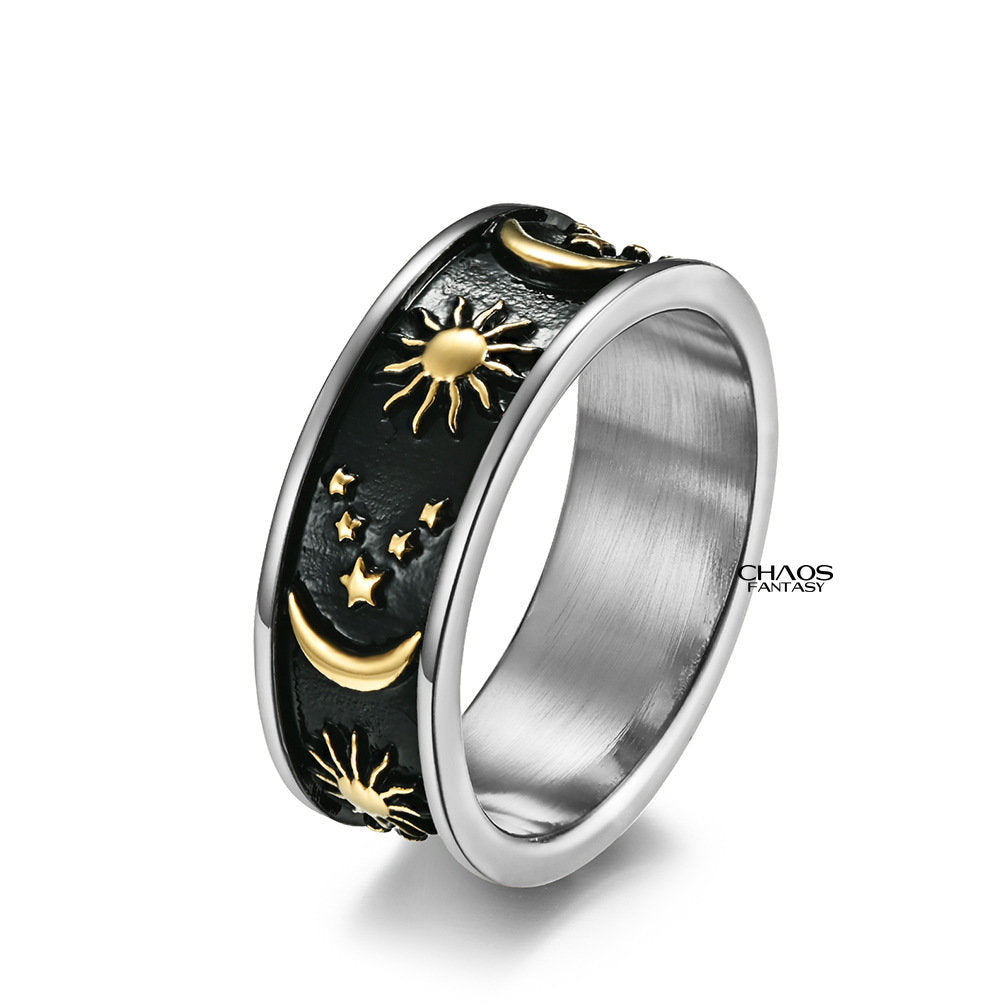 Sun Moon Stars Ring