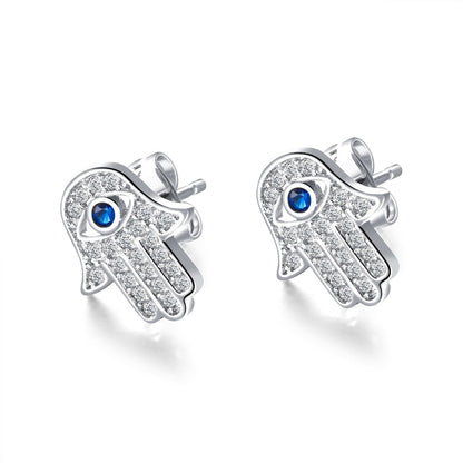 The Hand of Fatima Stud Earrings