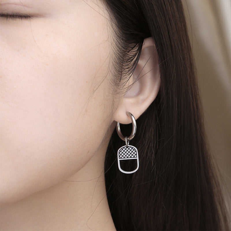 Geometric Square Earrings