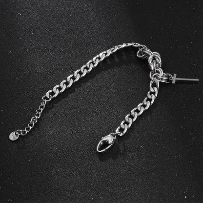 Cross Titanium Steel Bracelet