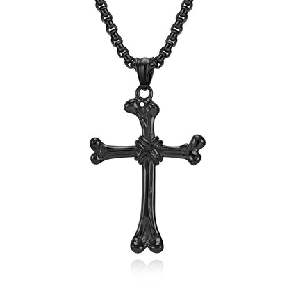 Bone Shaped Cross Pendant_2 GiftBB.com