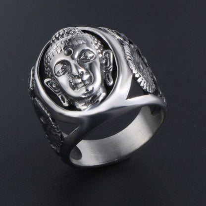 Buddha Head Ring_4 GiftBB.com