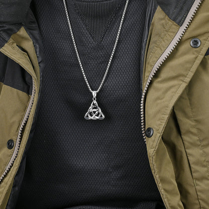 Celtic Eternity Knot Ouroboros Necklace 2 GiftBB.com