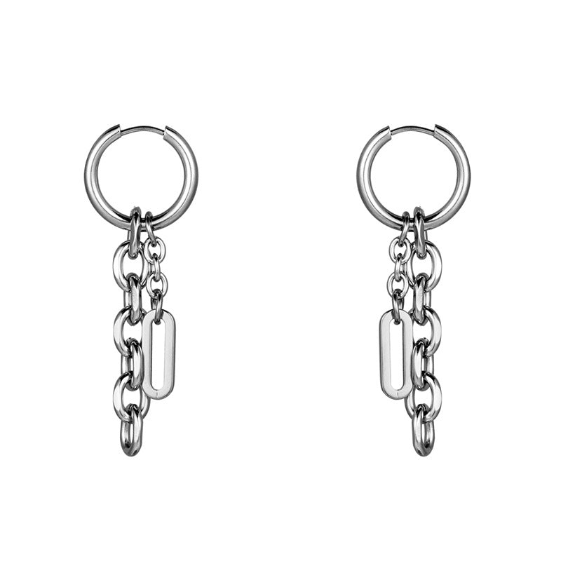 Dark Punk Irregular Chain Earrings GiftBB.com