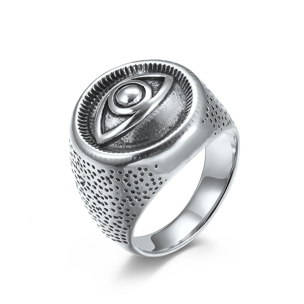 Evil All Seeing Eye Signet Ring GiftBB.com