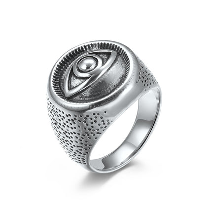 Evil All Seeing Eye Signet Ring GiftBB.com