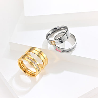 Men's Titanium Steel Simple Ring - GiftBB.com