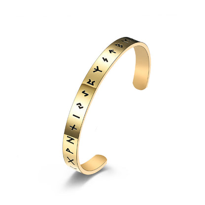 Nordic Viking Rune Open Bracelet GiftBB.com