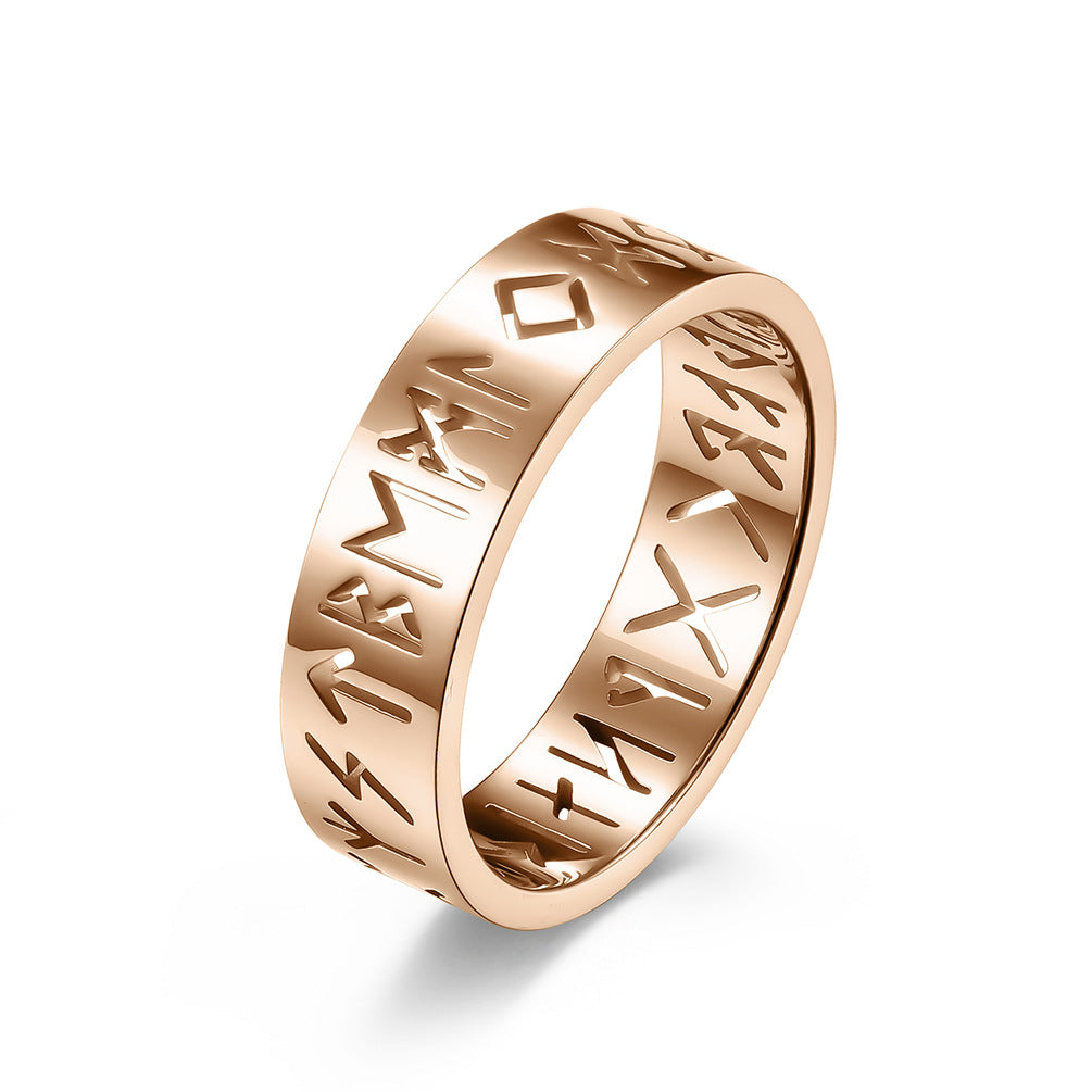 Nordic Viking Rune Openwork Ring GiftBB.com