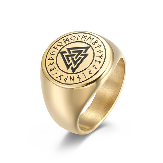 Norse Valknut Signet Ring GiftBB.com