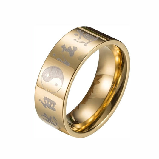 Tao Follows Nature Tai Chi Yin Yang Ring GiftBB.com