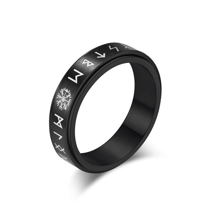 Viking Rune Compass Spinner Ring | Shop on GiftBB.com