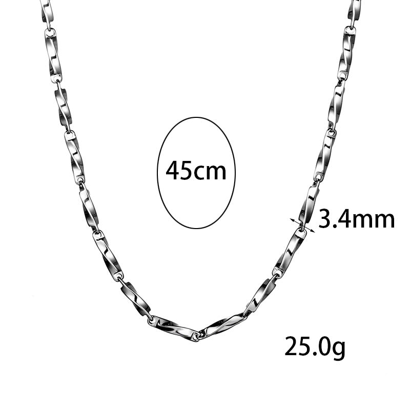 Hip Hop Titanium Steel Necklace