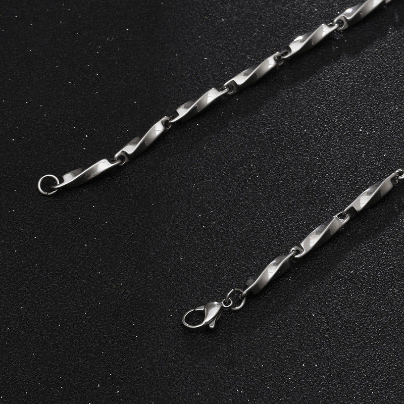 Hip Hop Titanium Steel Necklace