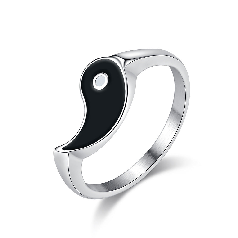 Tai Chi Yin Yang Couple Ring