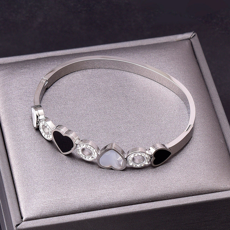 Love Heart Diamond Bracelet