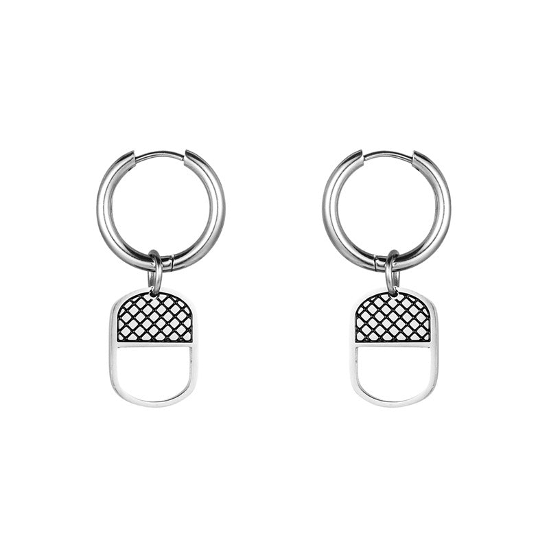 Geometric Square Earrings