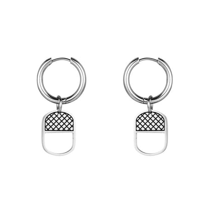 Geometric Square Earrings