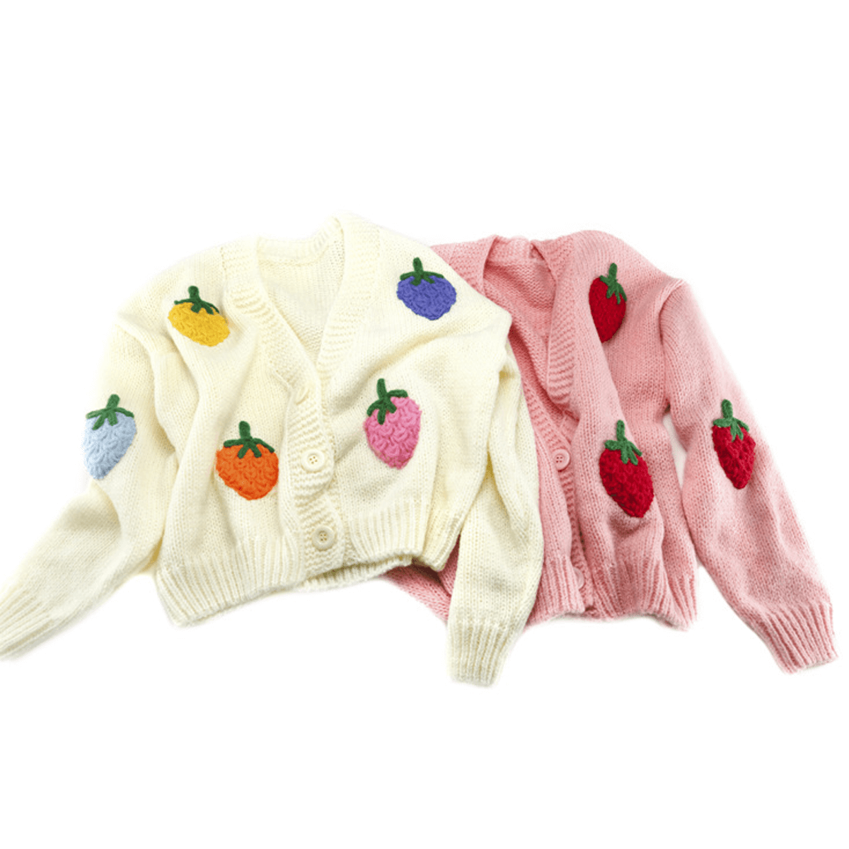 Soft Strawberry Cardigan GiftBB.com