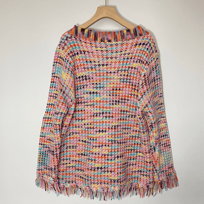 Rainbow Gradient Cardigan